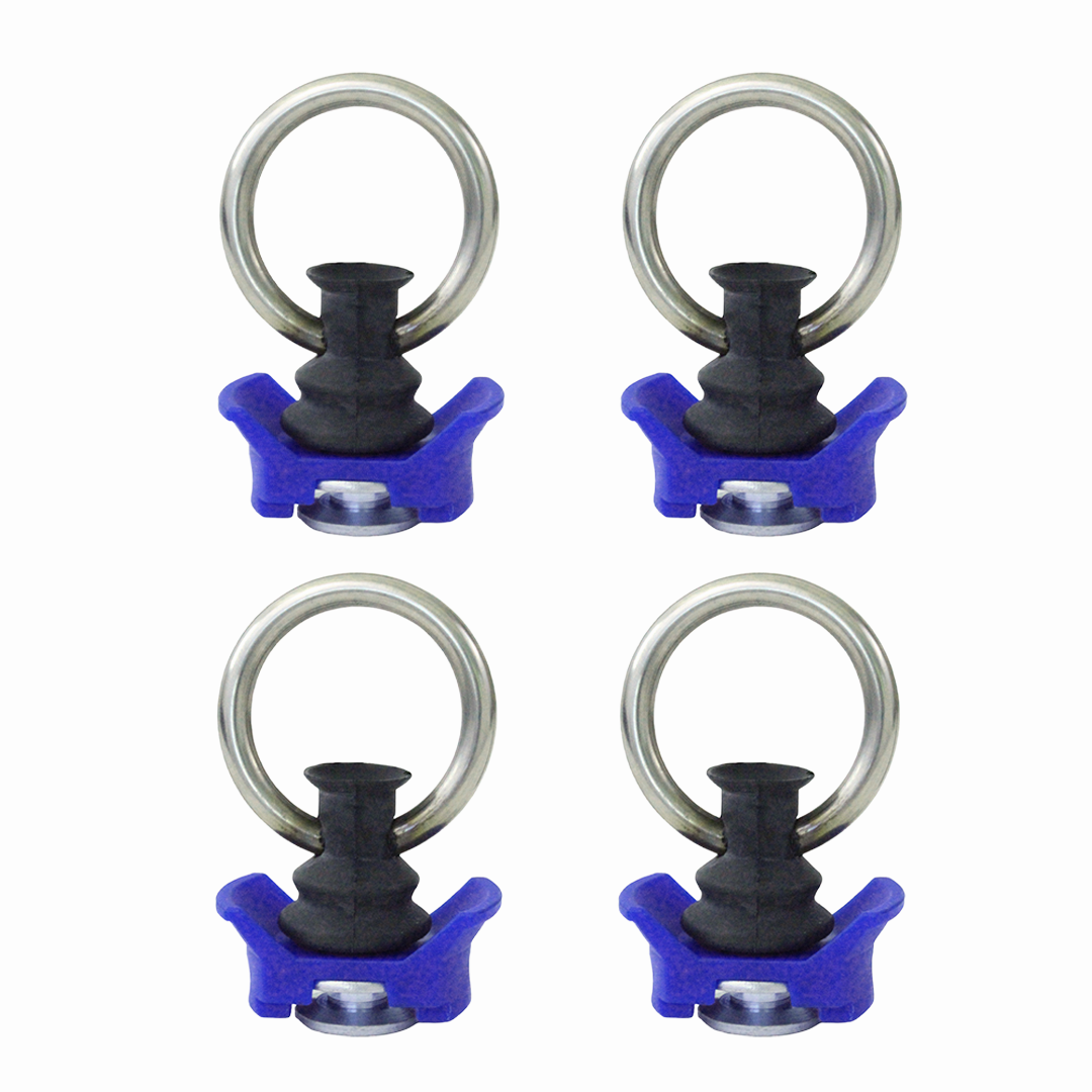 Single Stud Anchor Track Fitting: Set of 4 - 2500 lbs Load Capacity