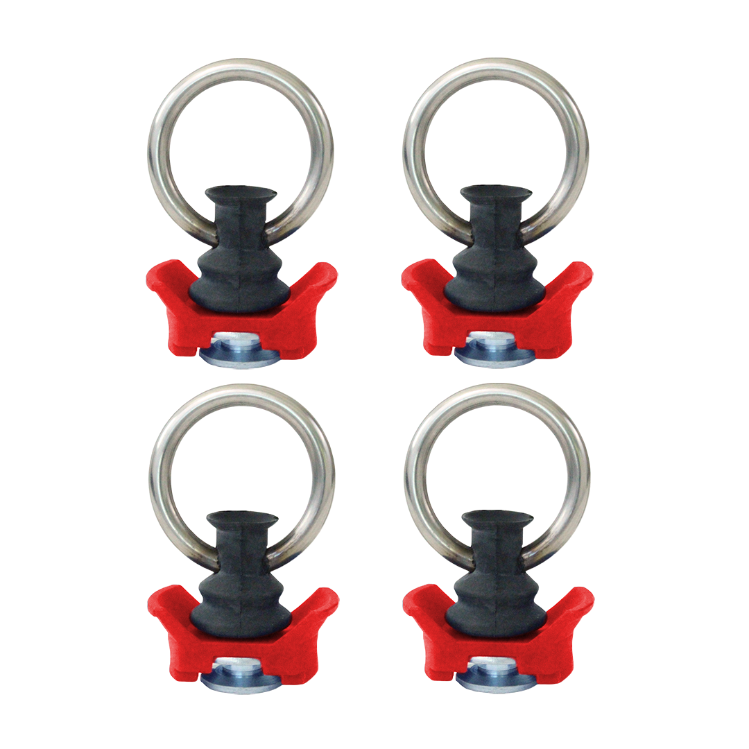 Single Stud Anchor Track Fitting: Set of 4 - 2500 lbs Load Capacity