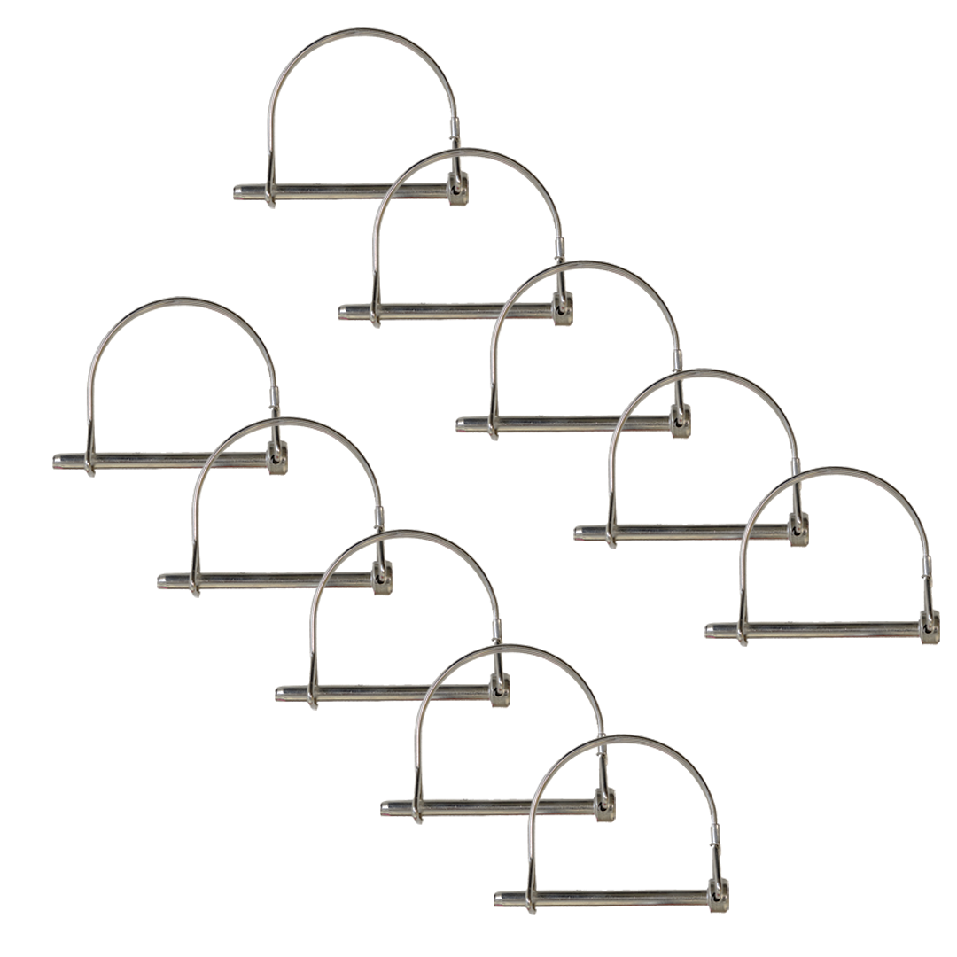 1/4" x 3" Tent Canopy Pins - Set of 10