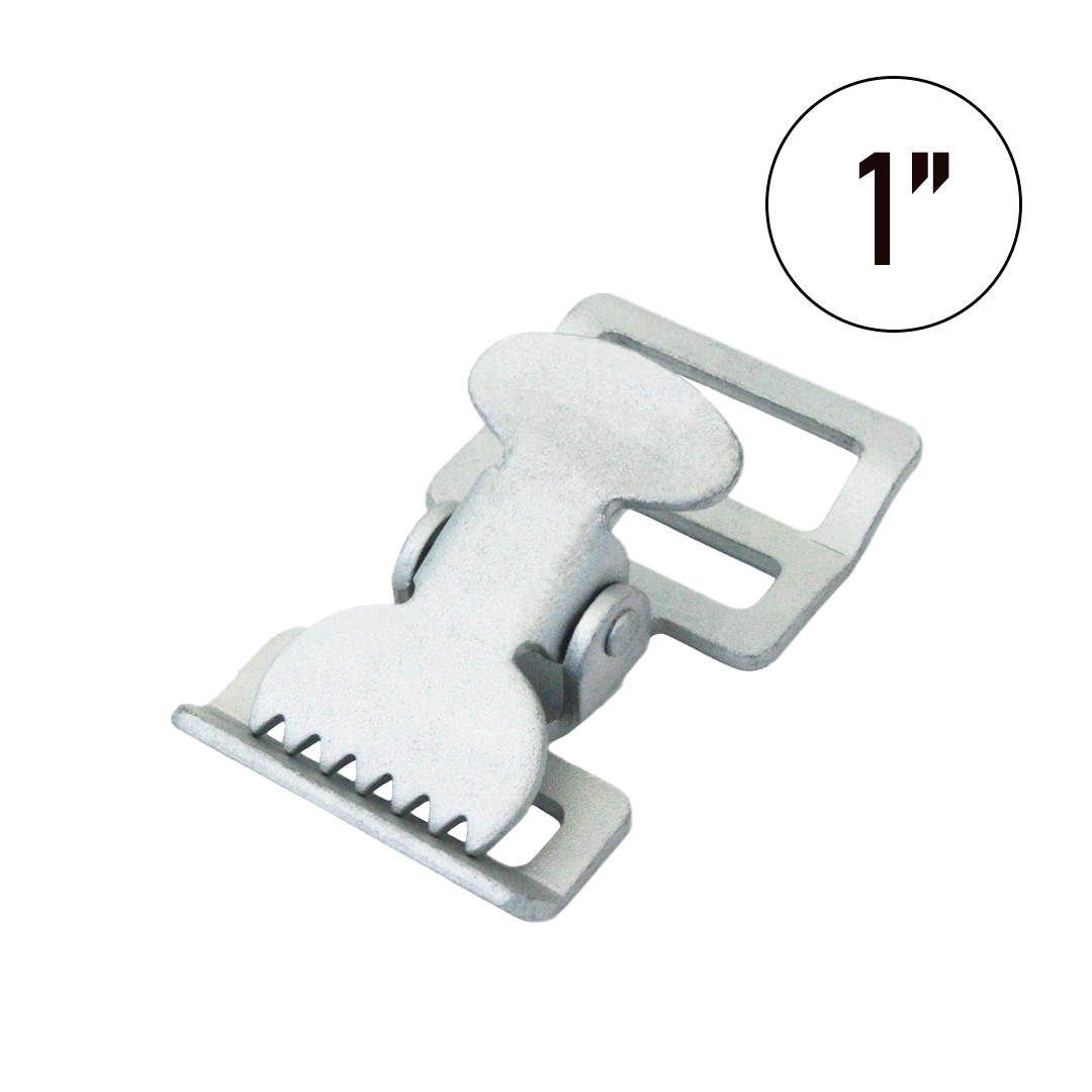 Sand Finish 1" Alligator Buckles: Secure Versatility for All-Purpose Tie-Downs