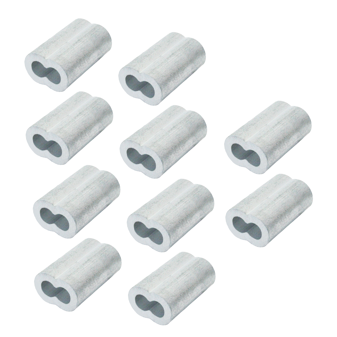 Ultimate 10-Pack Aluminum Crimp Sleeves: Versatile Outdoor Solutions