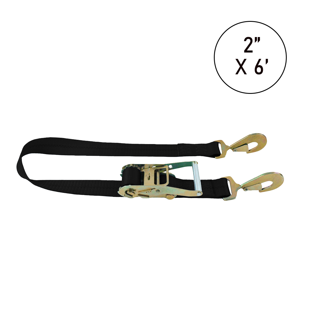 Boxer Tire Pro FlexGrip 2" x 6' Tire Holder with Twist Snap Hooks