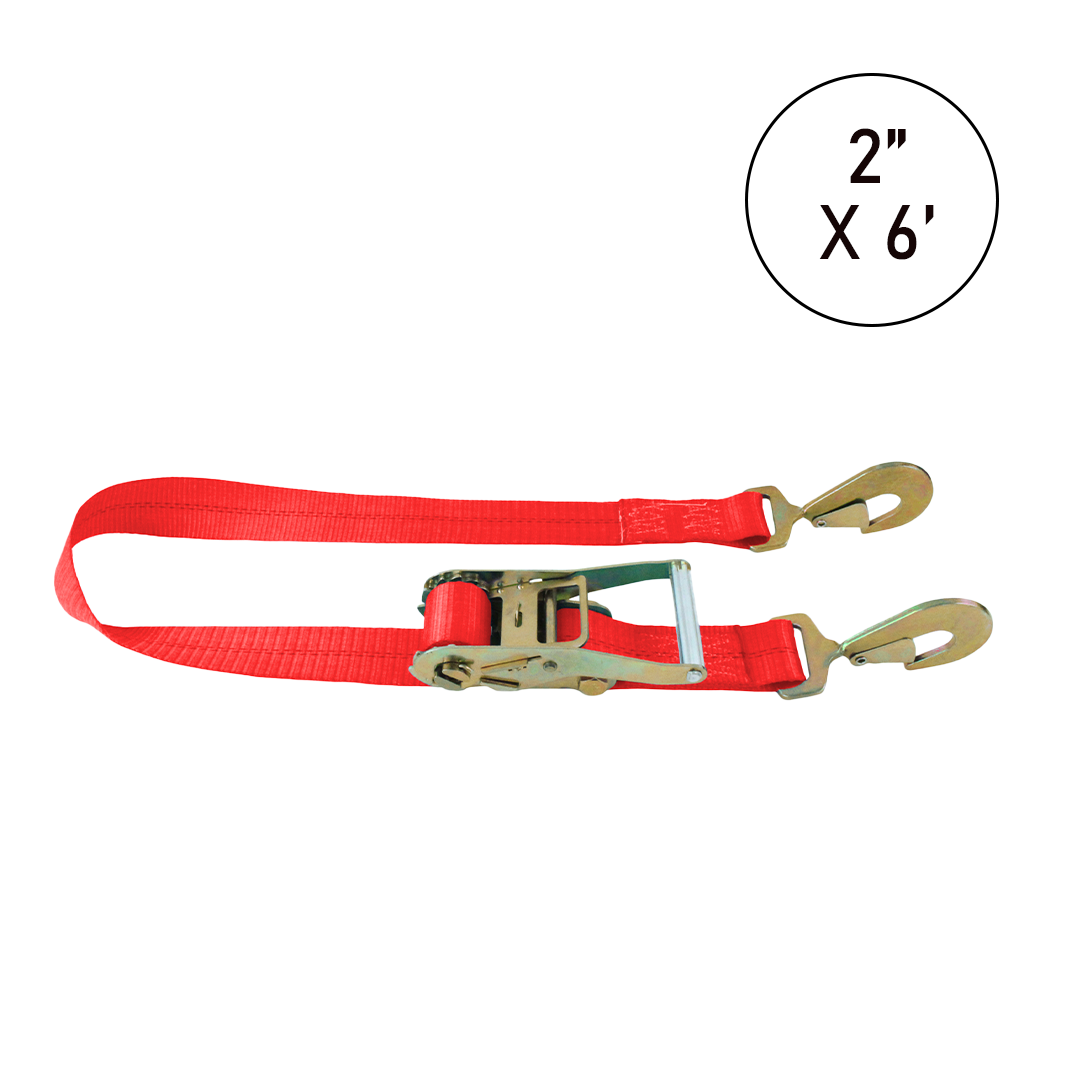 Boxer Tire Pro FlexGrip 2" x 6' Tire Holder with Twist Snap Hooks