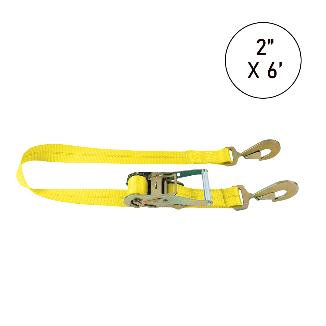 Boxer Tire Pro FlexGrip 2" x 6' Tire Holder with Twist Snap Hooks