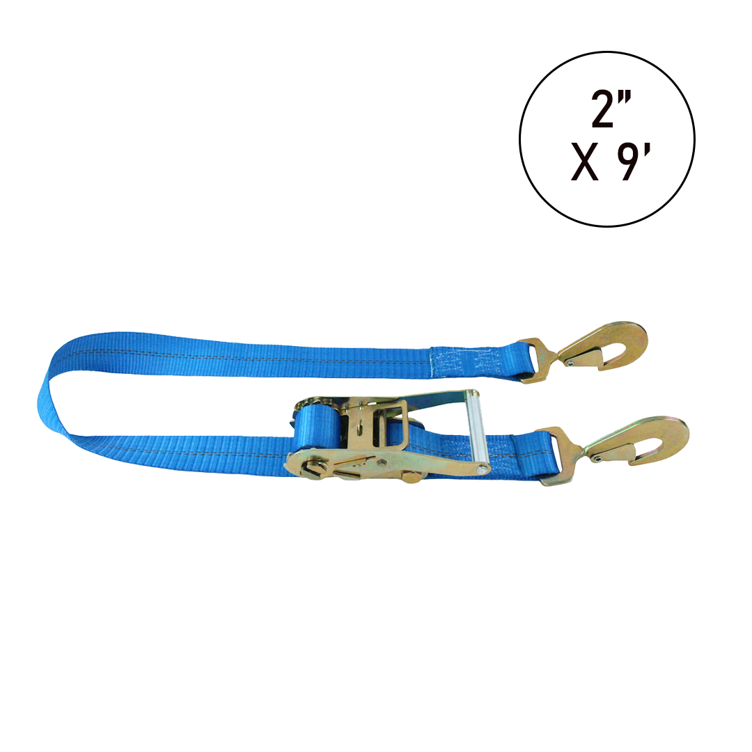 Boxer Tire Pro FlexGrip 2" x 9' Tire Holder with Twist Snap Hooks