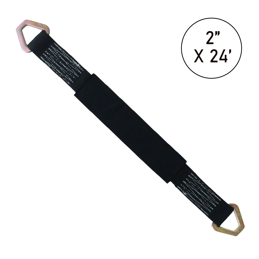 ProAxle Straps Set of 4: Precision-Length 24" Axle Straps in Vibrant Colors