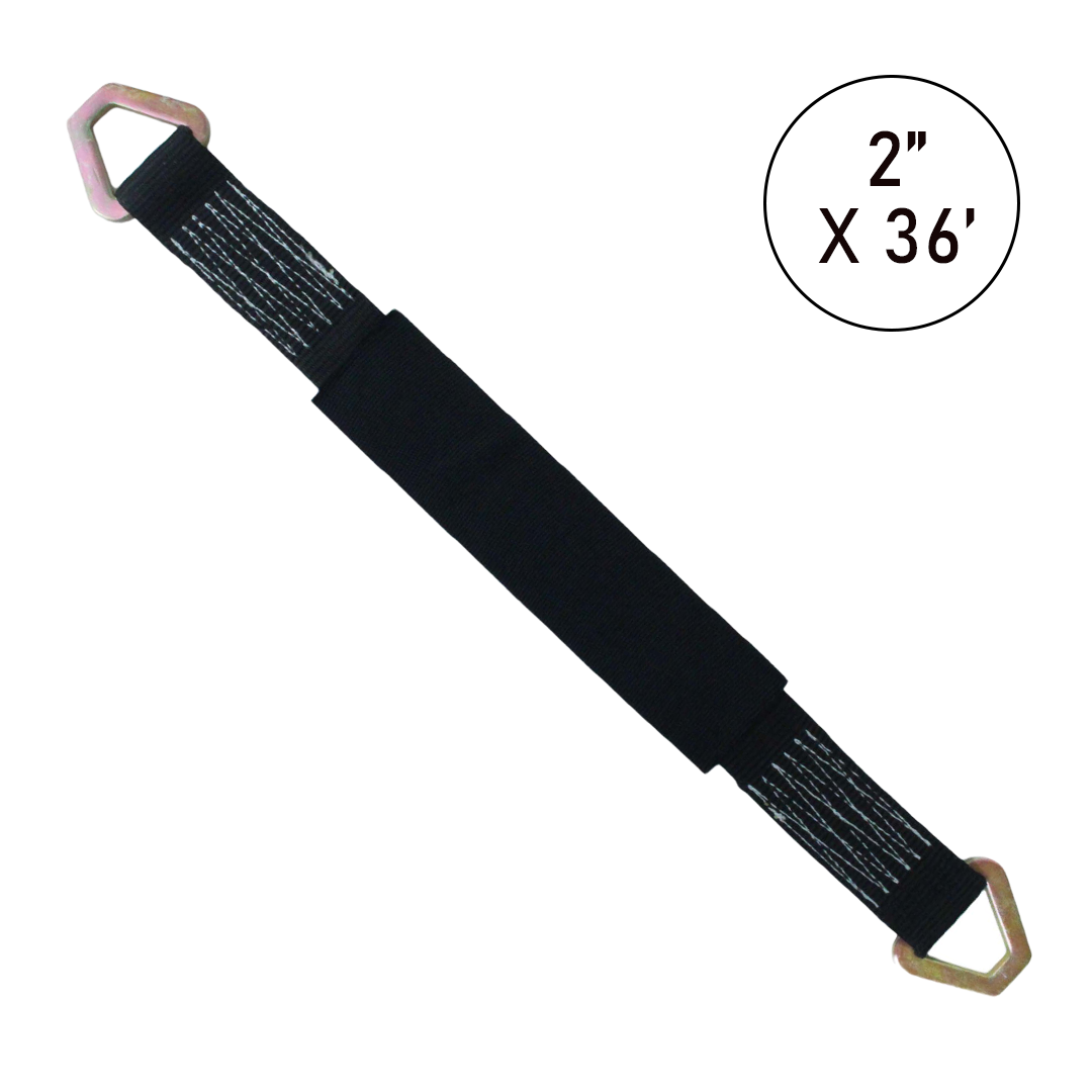 ProAxle Straps Set of 4: Precision-Length 36" Axle Straps in Vibrant Colors