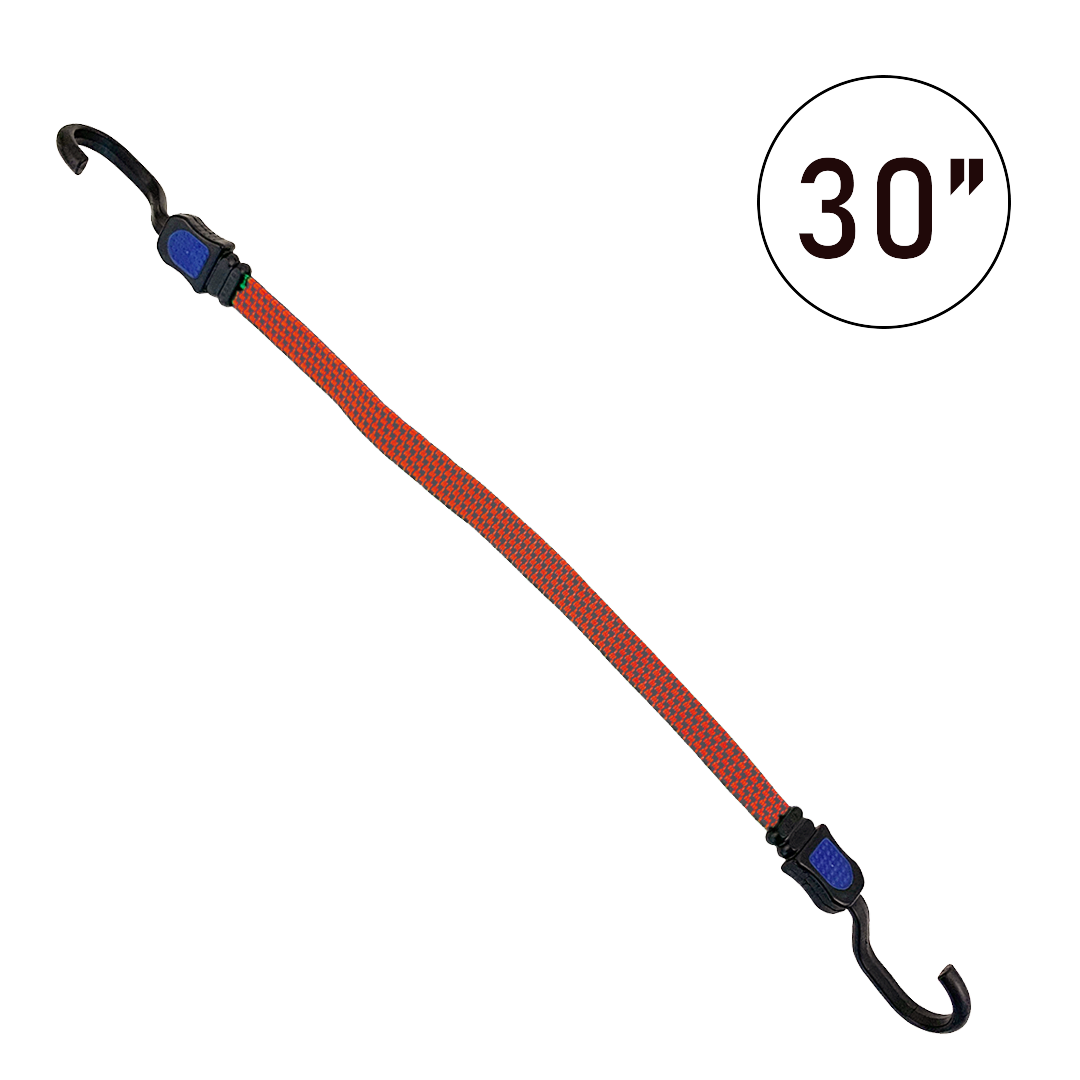 Flat Bungee Cord with Steel Core Hooks