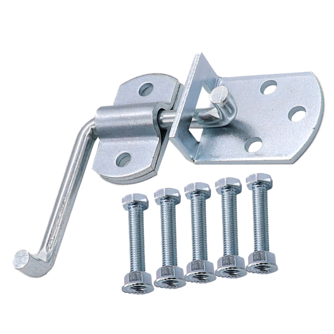 Complete Truck Straight Gate Latch Kit with Bolts and Nuts: Easy Install, Secure Hold