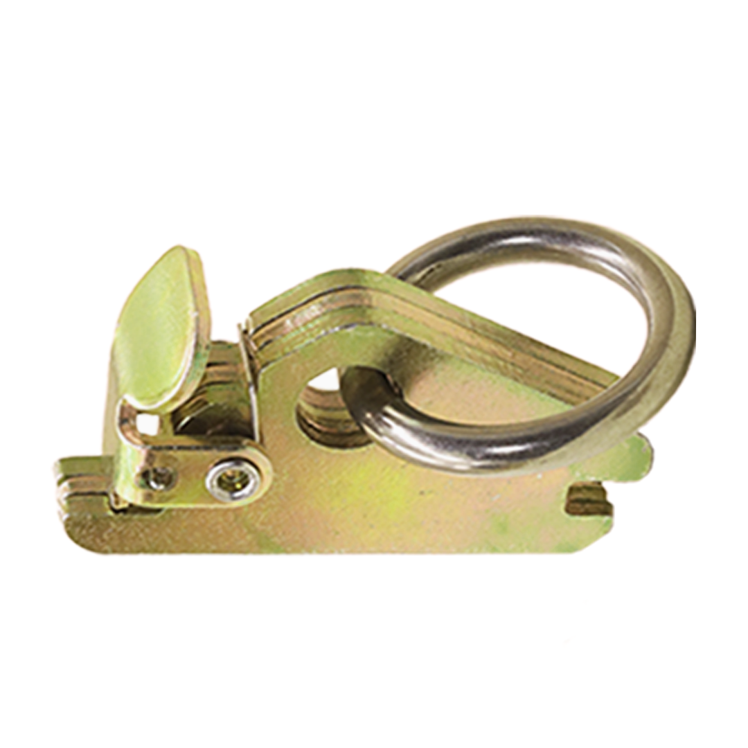 Heavy Duty Double-Stud 1 1/4" E-Track O-Ring Anchor - 6,600 lb. Breaking Strength