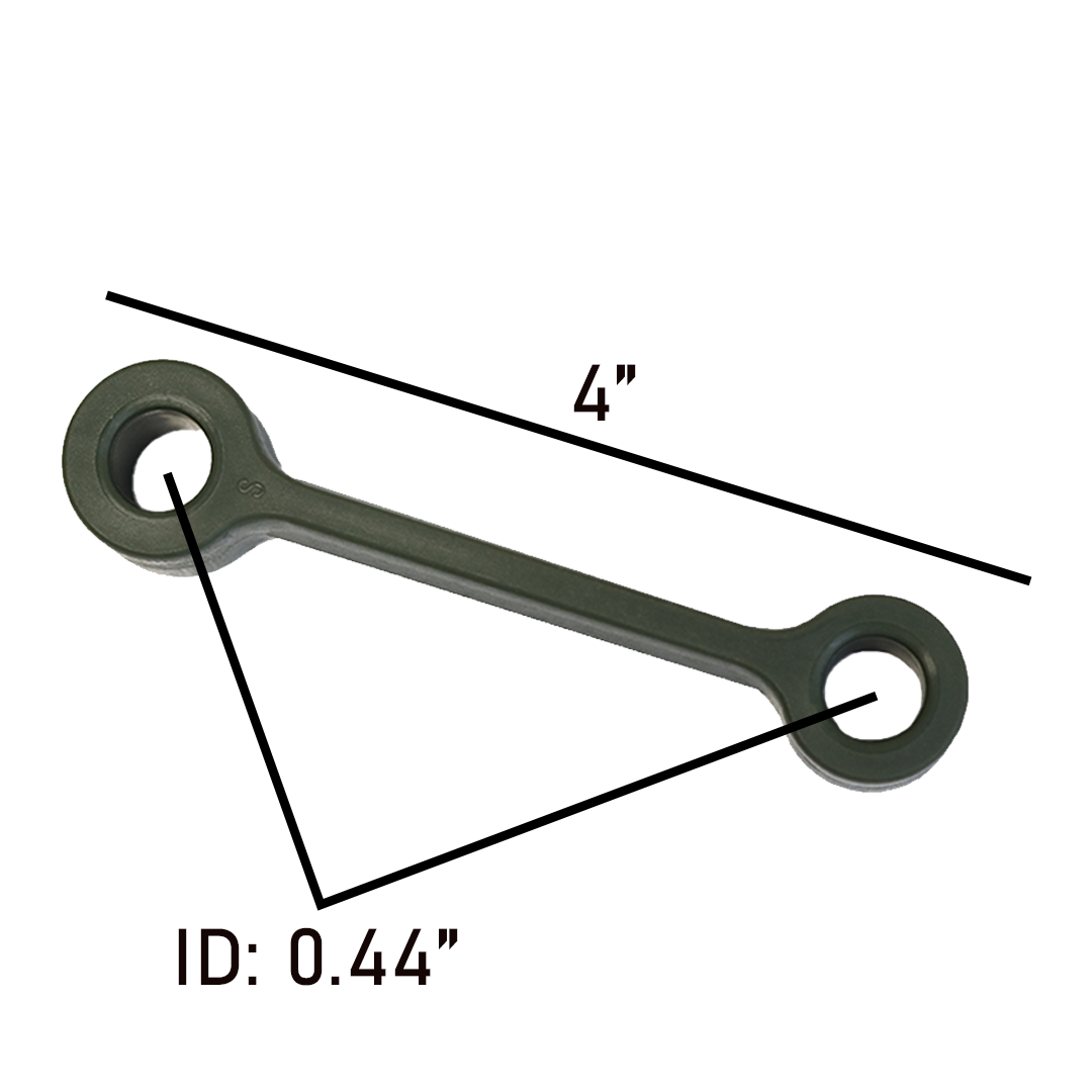 EasyTie Dog Bone Rope Tensioner - Set of 10: Hassle-Free Tent Anchoring