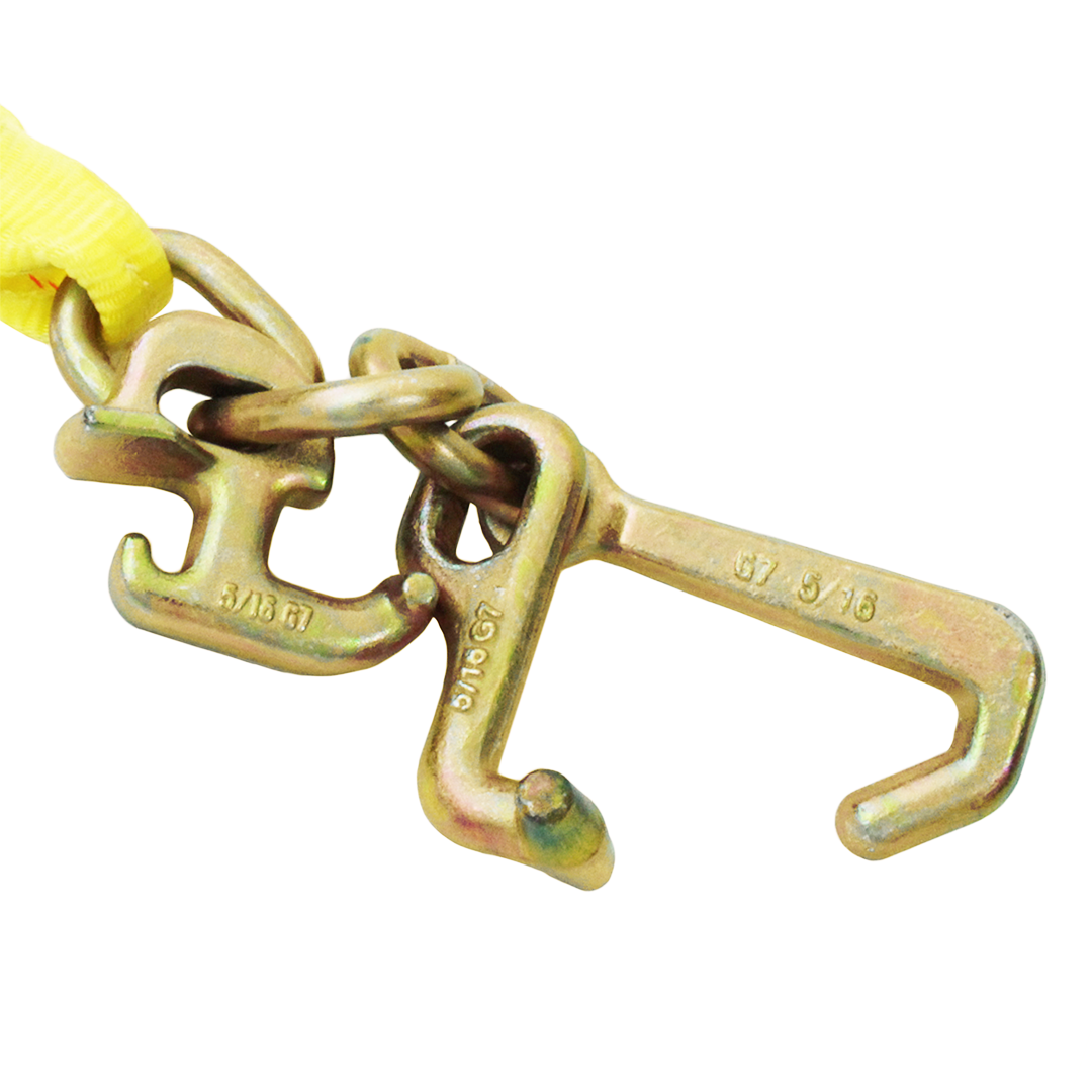 Boxer 2" x 9' Auto Transport Winch Strap with Forged RTJ Cluster Hook