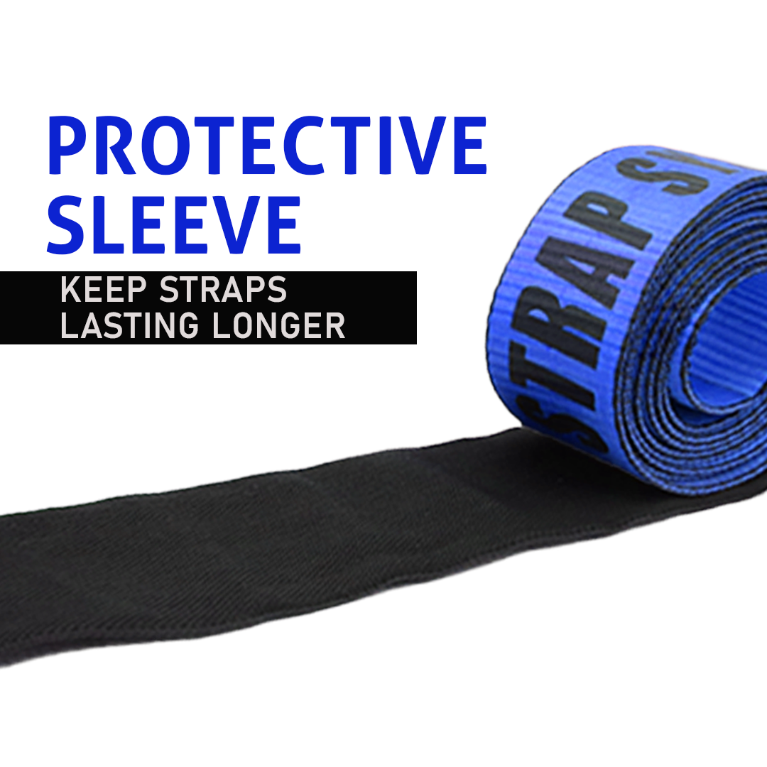 Heavy Duty High-Visibility Pro Blue Lasso Straps - 10,000 lbs. Break Strength