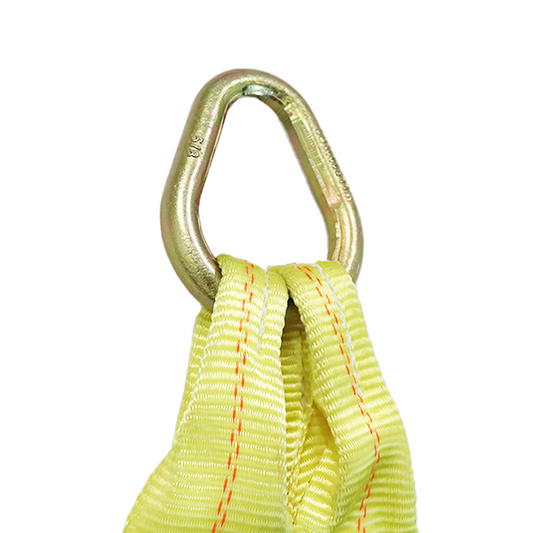 High Visibility 5/8" Forged Pear Ring Towing Recovery Shackle