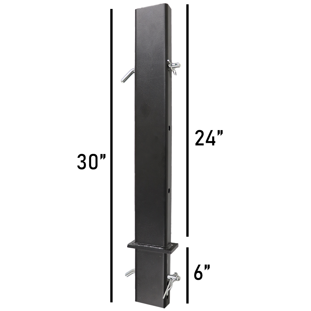Boxer Pro-Grade 24" Adjustable C Channel Pipe Stake for Flatbed Trailers