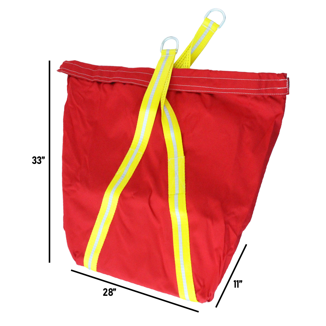 Reflective Straps Lifting Bag: 11" x 28" x 33" Size