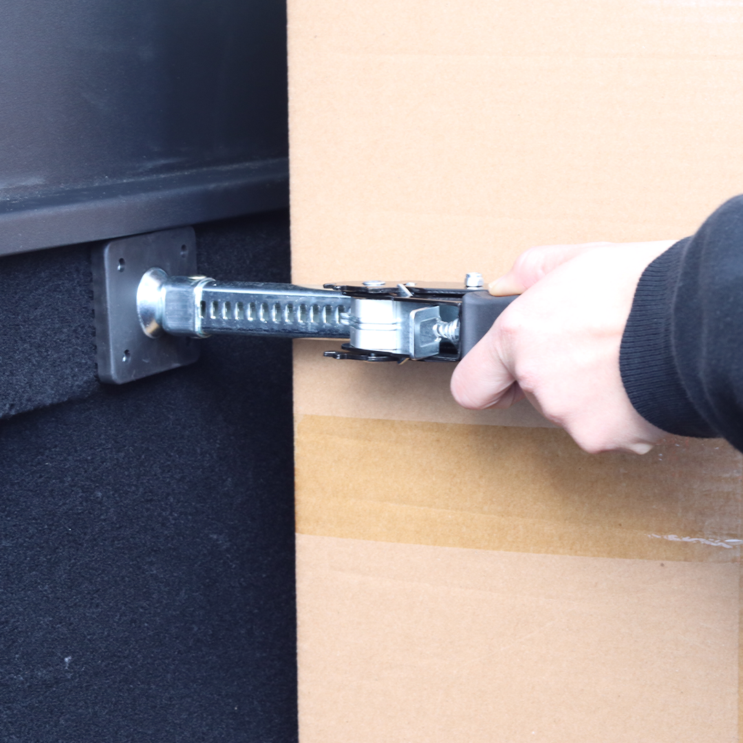 Boxer Ratchet Utility Cargo Bar Adjustable Seamless Flexibility for Efficient Hauling Across Trucks, Trailers, and More