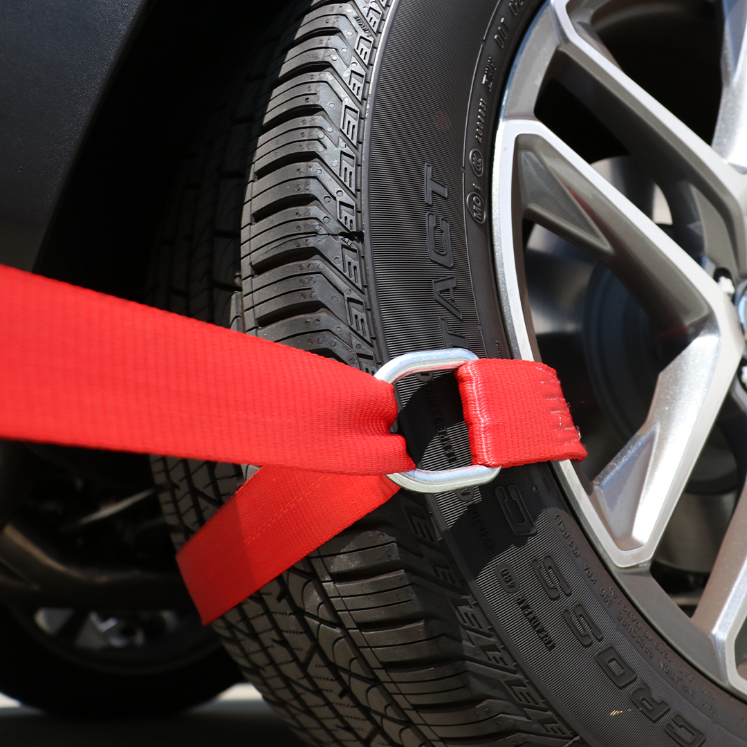 2" x 10' Pro Red Refined Auto Lasso Tie Downs - Set of 4