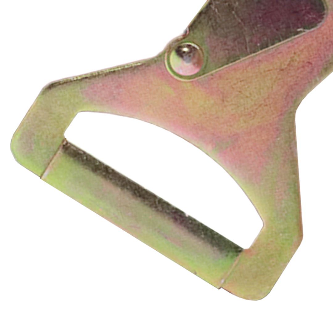 Heavy-Duty 3" Flat Snap Hook with Safety Latch - 15,000 lbs Breaking Strength