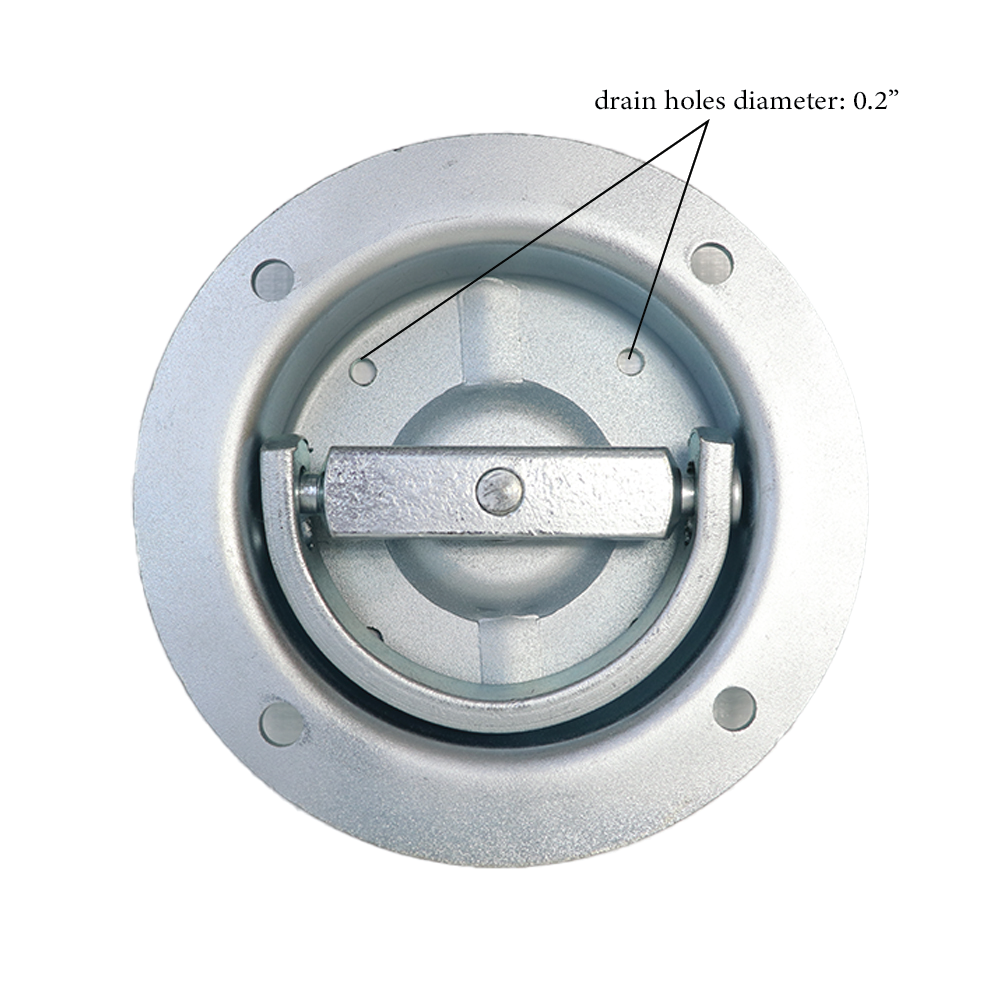 360-Degree Bolt-On Recessed Trailer Mount