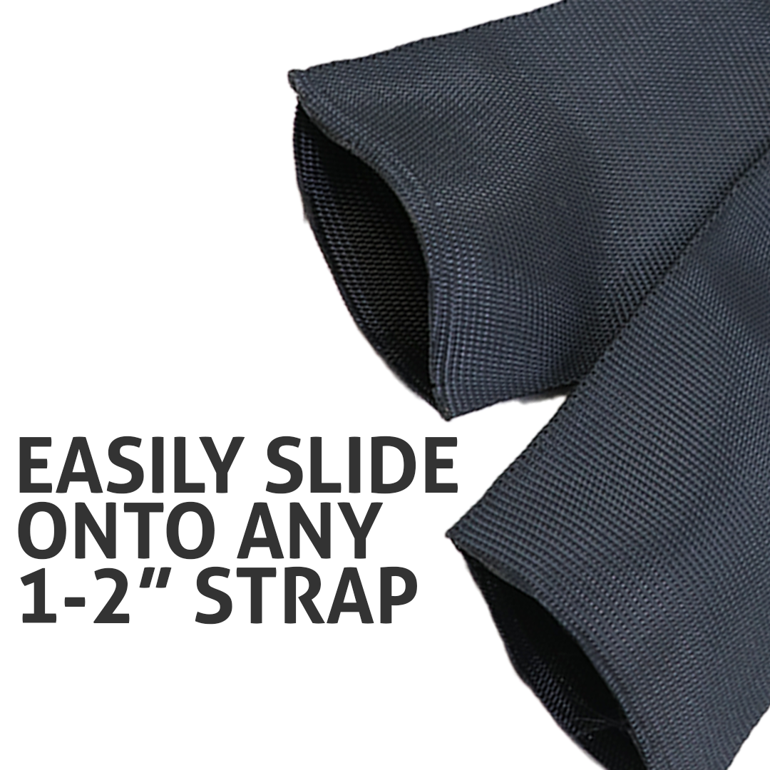 2.75" x 18" Black Cordura Polyester Protective Sleeve