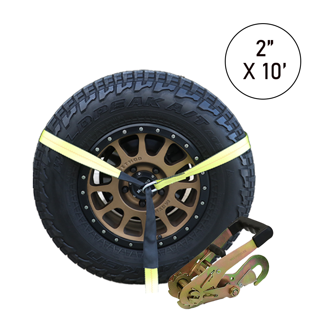 Boxer LassoGuard Pro Car Tie Down Kit with Snap Hook – 2" x 10': Unrivaled Security for Your Journey