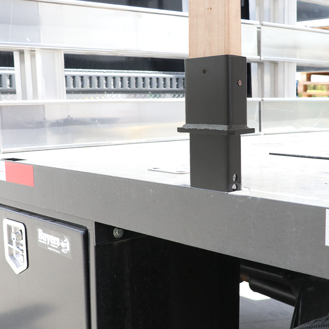 BoxerTool 2x4 Truck Stake Square Sleeve: Elevate Your Hauling with Premium 2x4 Wooden Stakes Enhancement