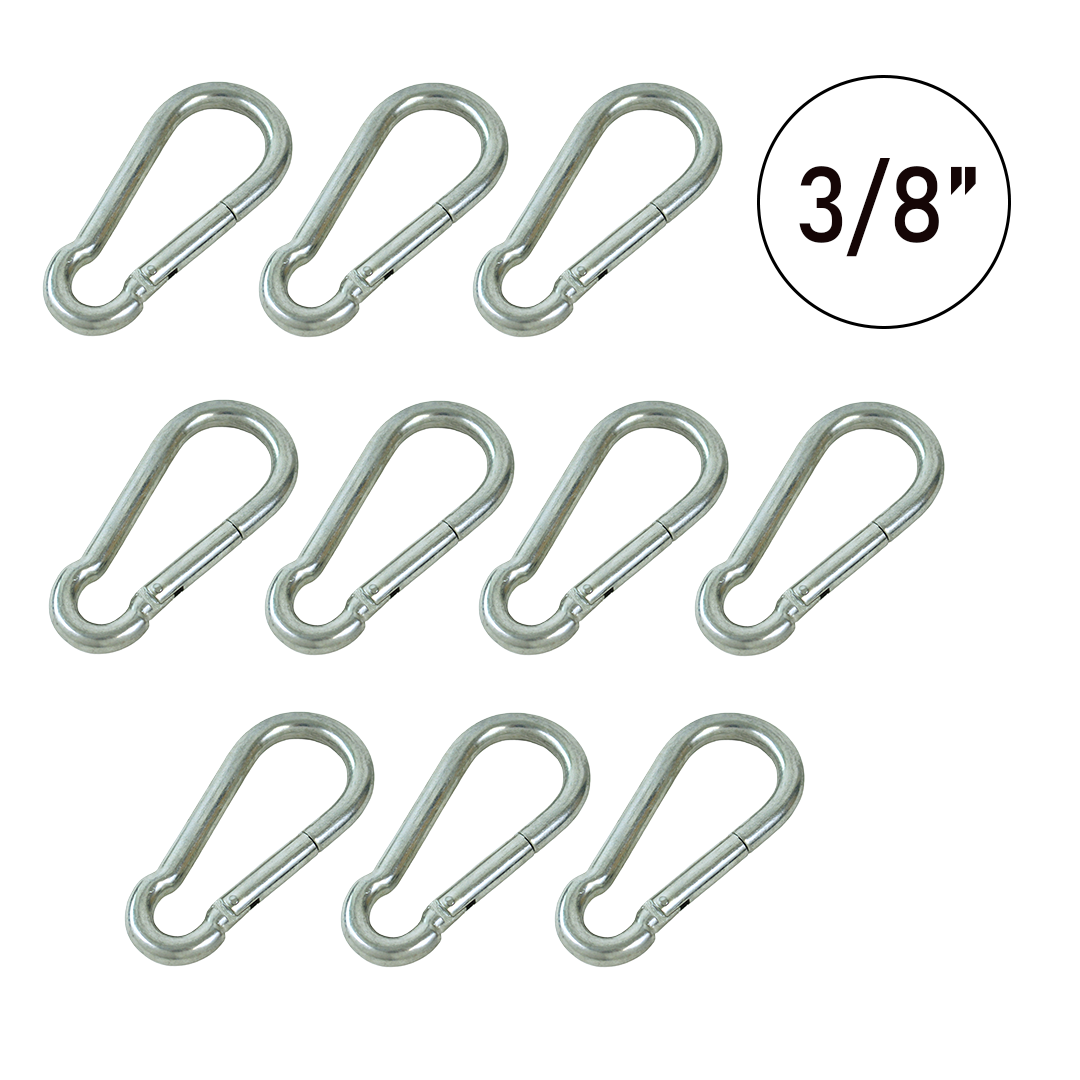 10-Pack VersaClip Carabiner Snap Hooks for Any Adventure