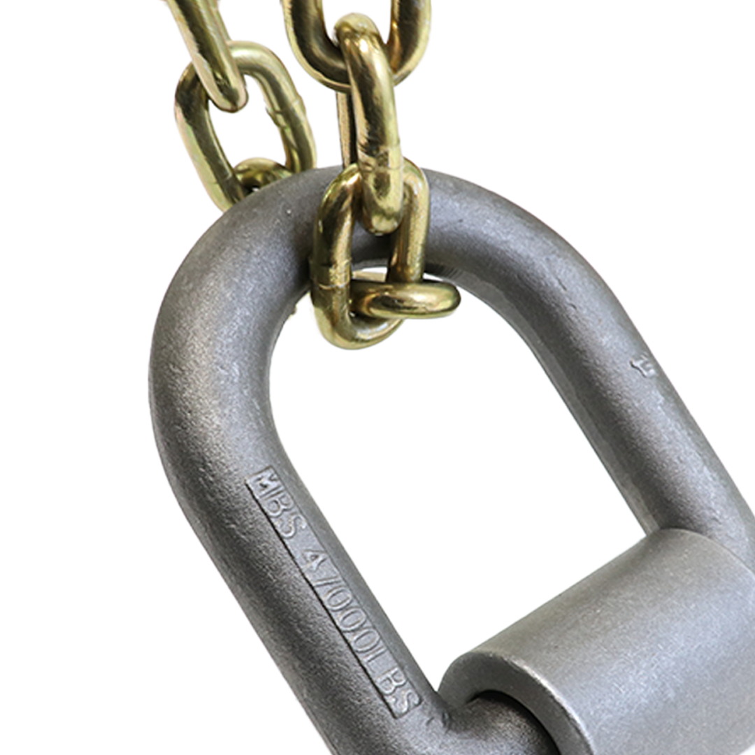Heavy Duty 1" Forged Lashing Weld-On D-Ring with Mounting Bracket (5" x 6")