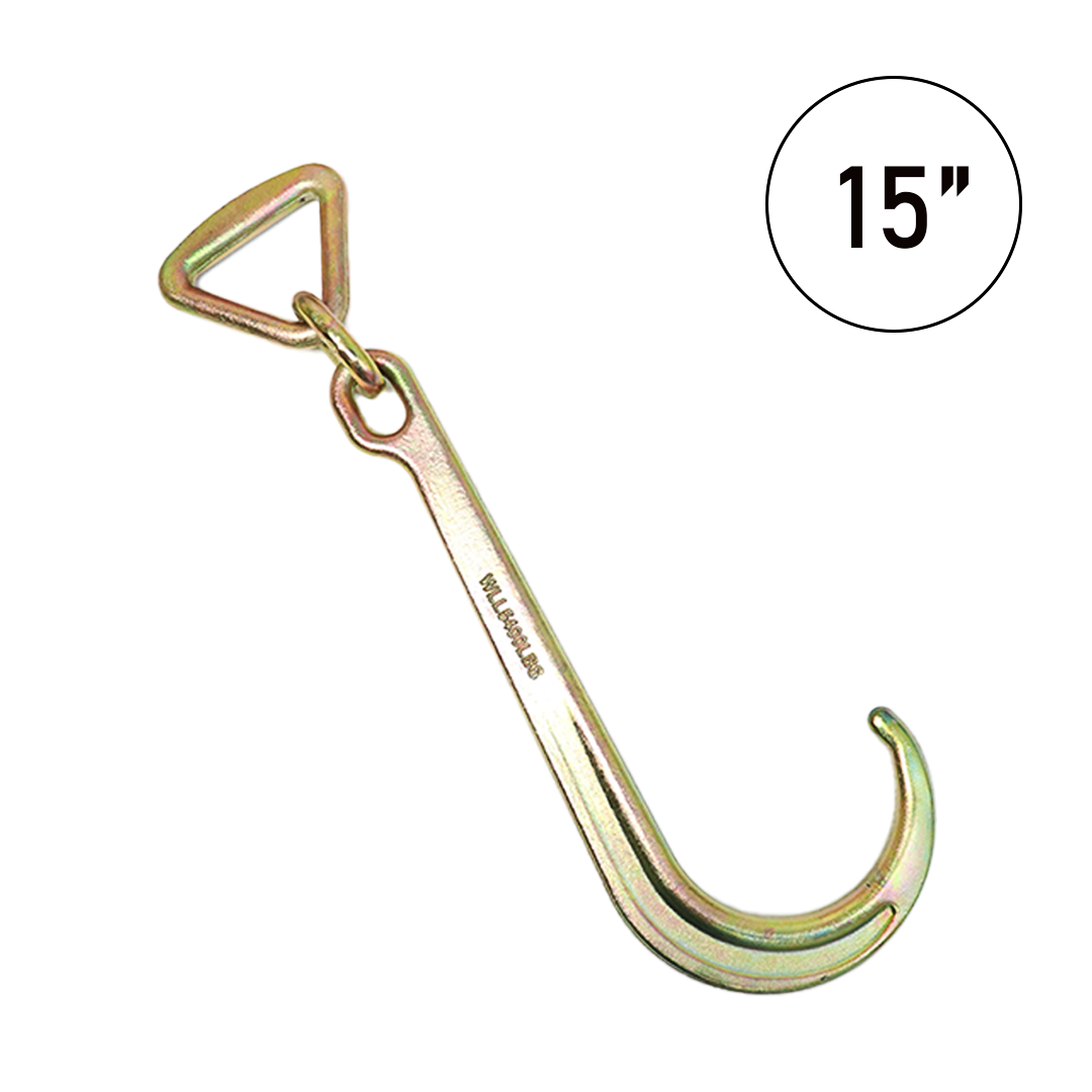 Premium Grade 70 Tow Hooks with Delta Ring (8" or 15")