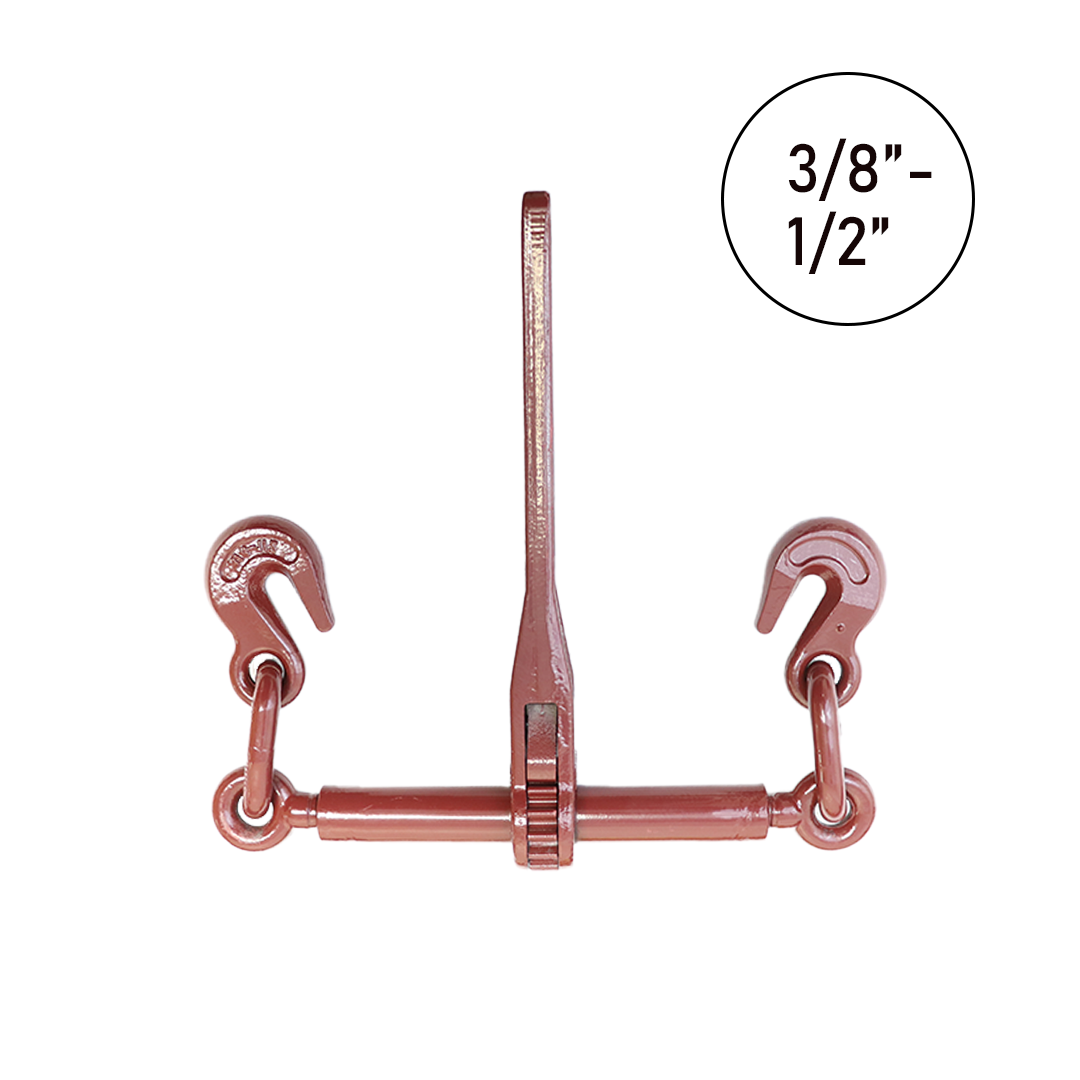 Heavy Duty 3/8" - 1/2" Ratchet Chain Binder, 9,200-lb Working Load Limit, Fits 3/8" and 1/2" Grade 70 Chains