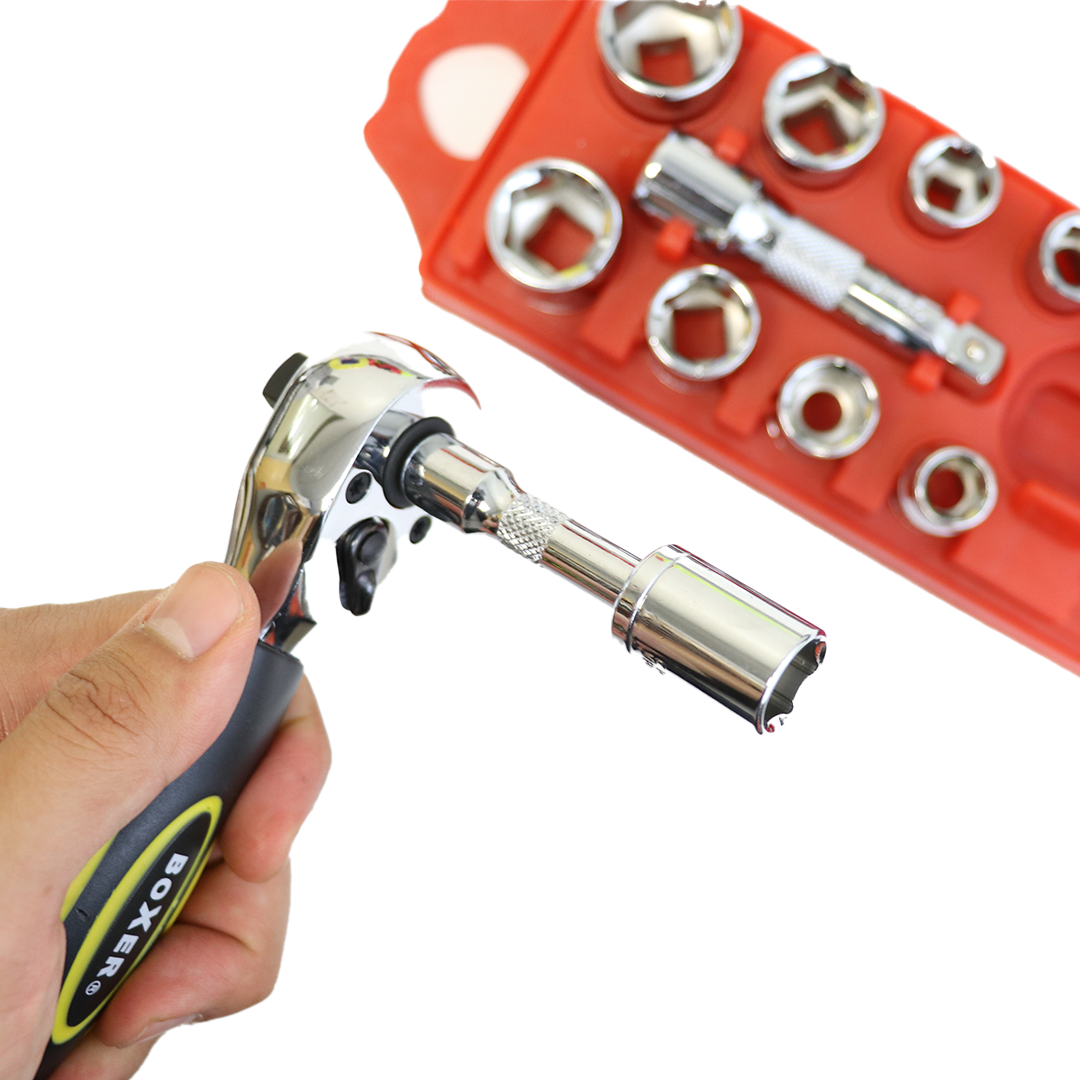 Boxer Signature Series: 72 Gears Pro Dual Function Ratchet Handle Sockets Set