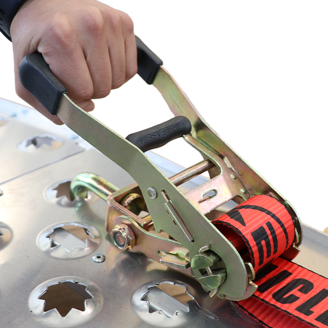 Boxer GripGuard Pro Swivel J Hook Car Tie Down 4 Pack 2" x 8' with Advanced 3-Point System