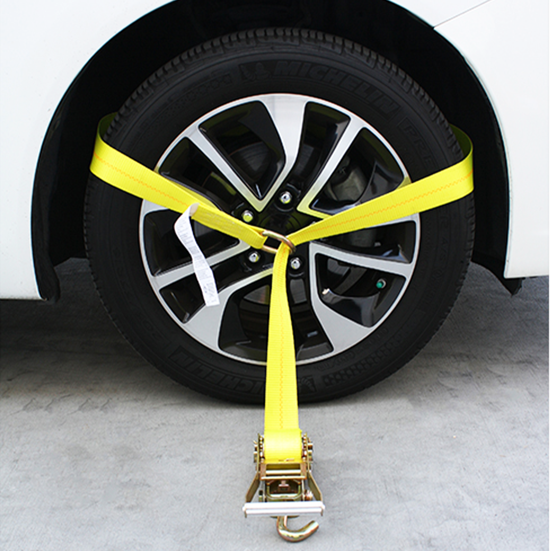 Boxer Side-Mount Tire Holder: PrecisionGrip Series with Swivel Hook Ratchet Extension