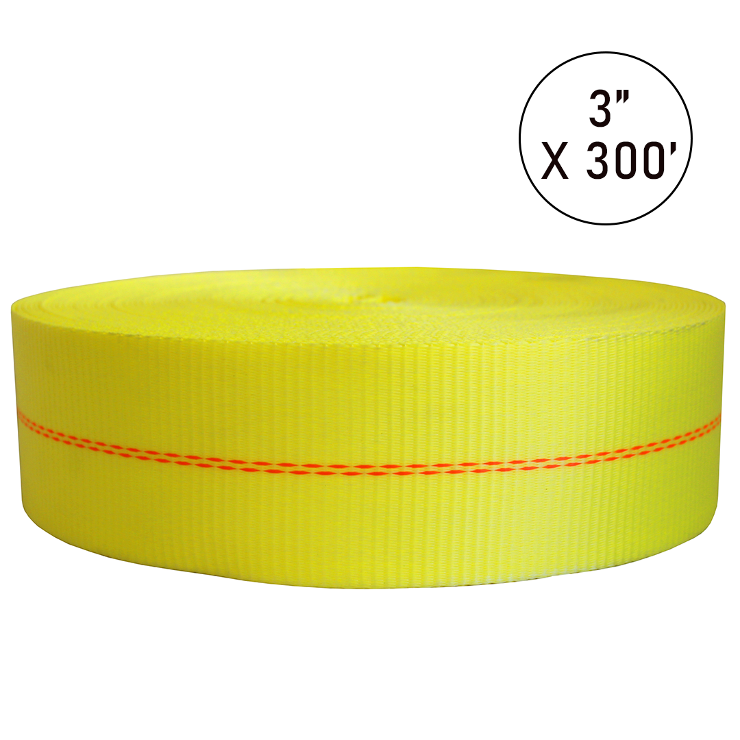 Boxer PowerPro 3" x 300' Heavy-Duty Polyester Tie Down Webbing Roll