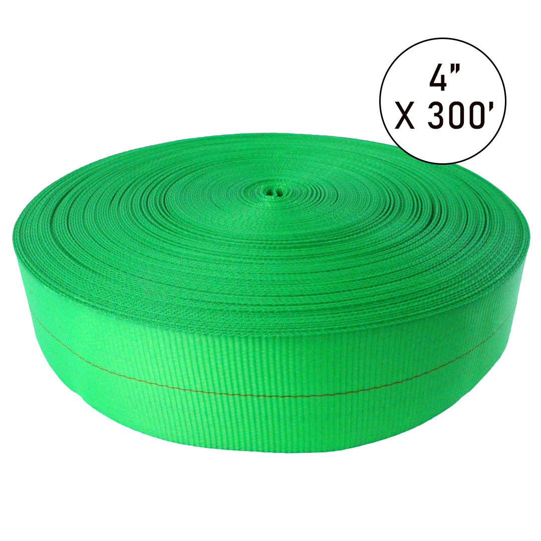 Boxer PolyPro 4" x 300' Heavy-Duty Polyester Tie Down Webbing Roll