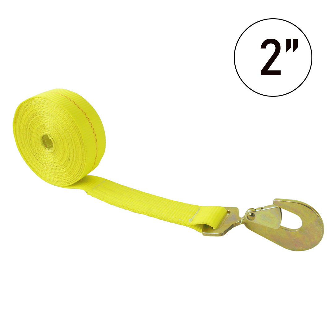 Boxer 2" Winch Strap with Twist Snap Hook