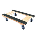 Boxer 18” x 30” Solid Wood Furniture Moving Dolly with 3.5" Black Caster Wheels and Black Rubber Tread for Anti-Slip Protection-5
