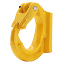 Heavy-Duty 2-Ton Weld-On Forged Anchor Hooks with Safety Latch - G80 Construction-3