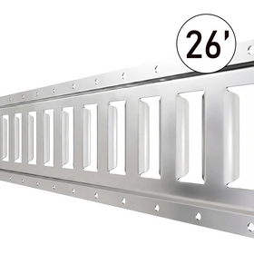 26ft Galvanized Steel E-Track – Heavy Duty Horizontal Tie-Down Rail (2,000 lbs Rating)