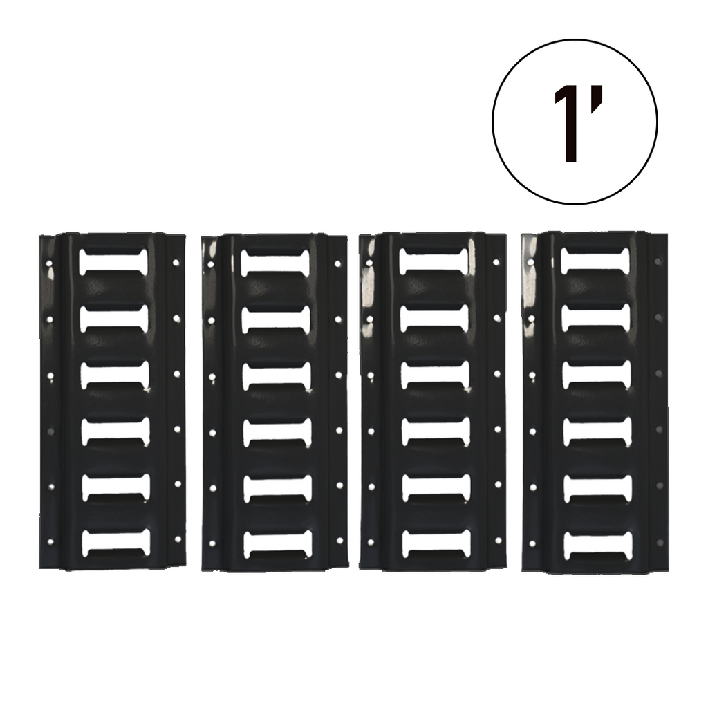 Heavy-Duty 1 Foot E-Track, Set of 4