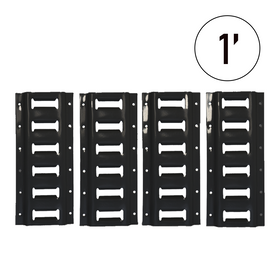 Heavy-Duty 1 Foot E-Track, Set of 4