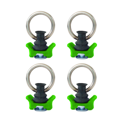 Single Stud Anchor Track Fitting: Set of 4 - 2500 lbs Load Capacity