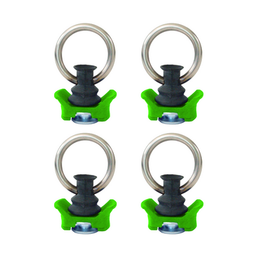 Single Stud Anchor Track Fitting: Set of 4 - 2500 lbs Load Capacity