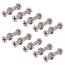 L-Track Fastener Pack: 1-1/2" Bolt with Nut & Washer - 10 pack-1