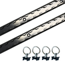 4' L Track Tie Down System - Black-1