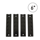 UltimateSecure 6-Inch Aluminum Tracks: Set of 4 - 1600 lbs Load Capacity-1