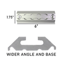 PrecisionEdge 6-Inch Aluminum Logistic Tracks: Set of 2 - 2200 lbs Load Capacity-5