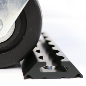 PrecisionEdge 2-Feet Aluminum Logistic Tracks: Set of 2 - 2200 lbs Load Capacity - 0