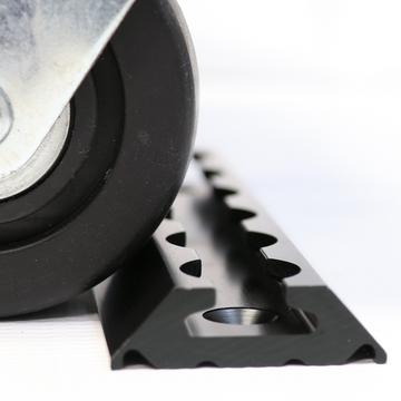 PrecisionEdge 2-Feet Aluminum Logistic Tracks: Set of 2 - 2200 lbs Load Capacity - 0